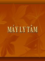 báo cáo tìm hiểu máy li tâm