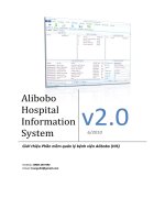 Giới thiệu Phần mềm quản lý bệnh viện Alibobo (HIS)