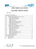 GIỚI THIỆU GIẢI PHÁP ĐẠI HỌC THÔNG MINH phần mềm quản lý đào tạo