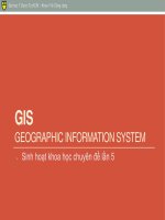 GIS GEOGRAPHIC INFORMATION SYSTEM