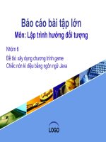 xây dựng chương trình game Chiếc nón kì diệu bằng ngôn ngữ Java