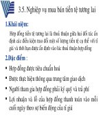 nghiệp vụ mua bán tiền tệ tương lai