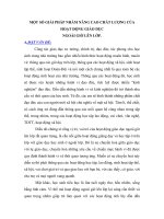 SKKN MỘT SỐ GIẢI PHÁP NHẰM NÂNG CAO CHẤT LƯỢNG CỦA HOẠT ĐỘNG GIÁO DỤC