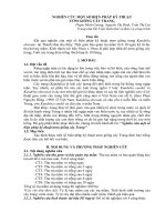 NGHIÊN CỨU MỘT SỐ BIỆN PHÁP KỸ THUẬT ƯƠM GIỐNG CÂY TRANG