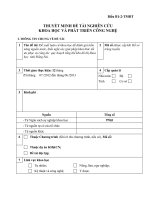 Đề xuất luận cứ khoa học để đánh giá tiềm năng nguồn nước, kiến nghị các giải pháp khai thác tối ưu phục vụ công tác quy hoạch tổng thể khu đô thị khoa học tỉnh Đồng Nai.