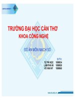 đồ án môn mạch số đề tài  ví dụ -bộ đếm