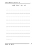 Bài Tập Lớn PTTKHTTrắc nghiệm trên máy đơn