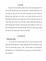 Tiểu Luận Những cải cách ở Lục Bộ dưới triều vua Lê Thánh Tông.