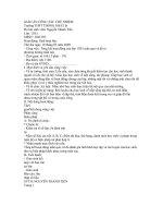 GIÁO ÁN CÔNG TÁC CHỦ NHIỆM lớp 11