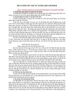 ĐỀ CƯƠNG ÔN TẬP TƯ TƯỞNG HỒ CHÍ MINH