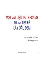 MỘT VẬT LIỆU TẠO KHOẢNG THUẬN TIỆN ĐỂ LẤY DẤU ĐỆM