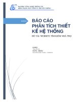 đề tài  WEBSITE TÌM KIẾM NHÀ TRỌ