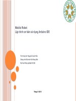 MOBILE ROBOT LẬP TRÌNH CƠ BẢN SỬ DỤNG ARDUINO IDE
