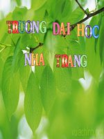 bài thuyết trình hệ thống phân phối khí