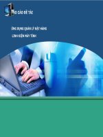 Quản lý đặt hàng linh kiện máy tính