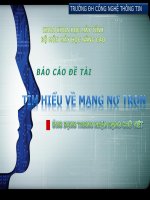 báo cáo đề tài tìm hiểu về mạng nơ tron