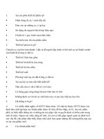 đề cương phân tích thiết kế hệ thống thông tin