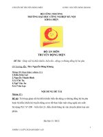 Ghép nối bộ điều khiển- biến tần - động cơ không đồng bộ ba pha