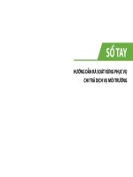 HƯỚNG DẪN RÀ SOÁT RỪNG PHỤC VỤ CHI TRẢ DỊCH VỤ MÔI TRƯỜNG