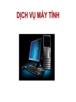 báo cáo nhóm dịch vụ máy tính