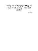Hướng dẫn sử dụng Sự kết hợp của 2 framework Spring + Hibernate với JSF