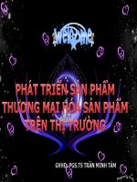 phát triển sản phầm thương mại hóa sản phẩm trên thị trường