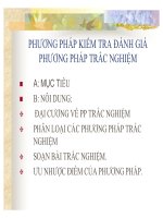 phương pháp kiểm tra đánh giá phương pháp trắc nghiệm