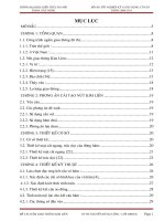 Thiết kế và tổ chức thi công Hầm giao thông Kim Liên