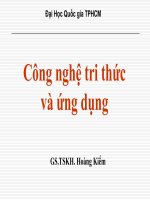 Công nghệ tri thức và ứng dụng