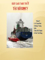 kết cấu tàu thủy  tàu kéo 280cv