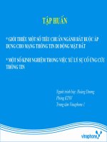 một số kinh nghiệm trong việc xử lý sự cố ứng cứu thông tin