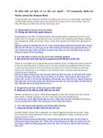 Học tiếng anh qua báo 10 hiểu biết sai lệch về cơ thể con người