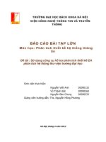 Sử dụng công cụ hỗ trợ phân tích thiết kế EA phân tích hệ thống thư viện trường Đại học