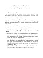 đề cương phân tích thiết kế phần mềm