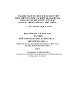 Giáo an tiếng anh lớp 6 chuẩn 2015