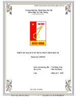 THIẾT KẾ MẠCH IN SỬ DỤNG PHẦN MỀM ORCAD Mạch Kit AT89S52