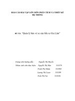 ĐỀ TÀI “Quản lý bán vé xe của bến xe Gia Lâm”