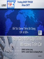 Đề Tài Game Tetris Sử Dụng C# và GDI+