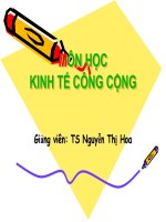 bài giảng KINH TẾ CÔNG CỘNG