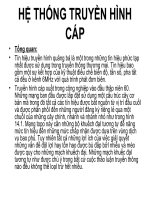 HỆ THỐNG TRUYỀN HÌNH CÁP