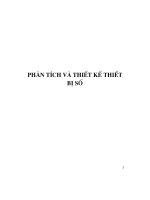 phân tích và thiết kế thiết bị số