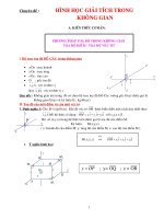chuyên đề hình học giải tích trong không gian