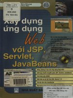 Xây dựng ứng dụng Web với JSP, Servlet, Javabeans - Giáo trình tin học ứng dụng