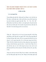 SKKN MỘT SỐ KINH NGHIỆM NHẰM NÂNG CAO CHẤT LƯỢNG DẠY PHÂN MÔN TẬP ĐỌC LỚP 4