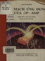 110 mạch ứng dụng OP - AMP