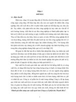 Đánh giá tiềm năng sản xuất sạch hơn tại công ty cổ phần bia Thanh Hóa