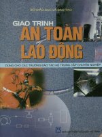 Giáo trình An toàn lao động - Dùng cho các trường đào tạo hệ trung cấp chuyên nghiệp
