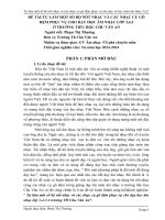 SKKN TỰ LÀM MỘT SỐ BỘ NỐT NHẠC VÀ CÁC NHẠC CỤ GÕ ĐỆM PHỤC VỤ CHO DẠY HỌC ÂM NHẠC LỚP 3,4,5