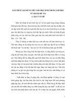 SKKN GIẢI PHÁP TẠO HỨNG THÚ CHO HỌC SINH TRONG GIỜ HỌC VẼ TRANH ĐỀ TÀI