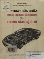 Kỹ thuật sửa chữa ô tô và động cơ nổ hiện đại. Tập 4- Khung gầm bệ ô tô